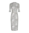 ALICE AND OLIVIA DELORA METALLIC DRESS,14978294