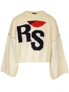 RAF SIMONS RAF SIMONS MONOGRAM CROPPED SWEATER