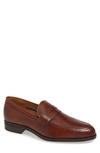 Vince Camuto Iggi Penny Loafer In Cognac Leather