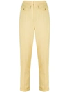 CHLOÉ HIGH-WAISTED SLIM-FIT TROUSERS