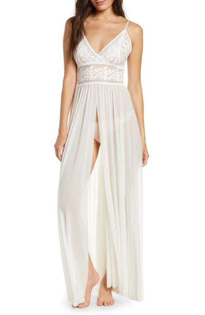 Hanky Panky X Lindsi Lane Beach Mode Maxi Cover-up Dress In Off White