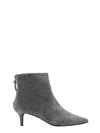 KENDALL + KYLIE KARA HIGH HEELS ANKLE BOOTS IN SILVER GLITTER,11138153