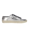 SAINT LAURENT COURT CLASSIC SL/06 EMBROIDERED SNEAKERS,11138097
