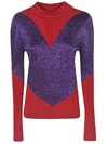 Gcds Big Heart Wool Sweater In Red