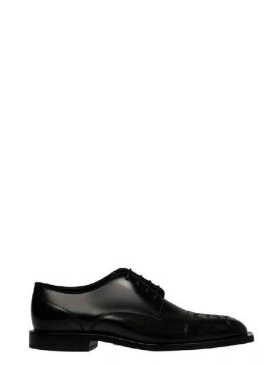 Fendi Derby Shoes In Black
