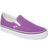 Vans Classic Slip-on Sneaker In Dewberry/ True White