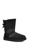 Ugg Classic Galaxy Bling Short Boot In Black Suede