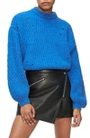 ANINE BING JOLIE POINTELLE ALPACA & WOOL BLEND SWEATER,A-09-0103-400