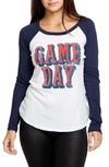 CHASER GAME DAY BASEBALL TEE,CW7610-CHA4643-WHAT