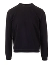 Prada Brand-plaque Relaxed-fit Cotton-jersey Sweatshirt In Black