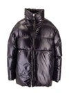 KHRISJOY KHRISJOY MEN'S BLACK POLYESTER DOWN JACKET,AFPM008NYLBK02 1