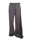 PRADA PRADA WOMEN'S GREY COTTON trousers,P261CS1921U7HF0308 42