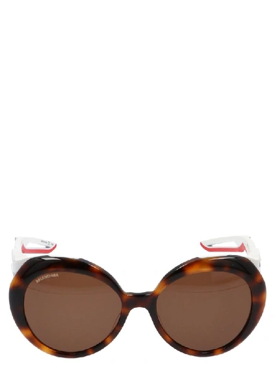 Balenciaga Women's Brown Acetate Sunglasses