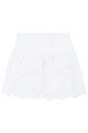 MICHAEL MICHAEL KORS MICHAEL MICHAEL KORS RUFFLE FLORAL EMBROIDERED MINI SKIRT