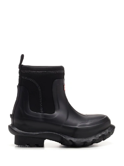 Stella Mccartney X Hunter Rubber Rain Boots In Black