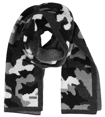Michael Kors Camouflage Scarf In Multi