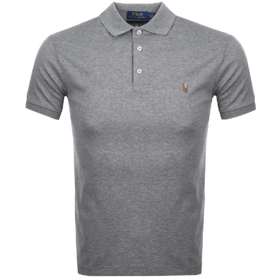 Ralph Lauren Slim Fit Polo T Shirt Grey