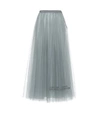 VALENTINO MYTHERESA独家发售 - 绢网中长半身裙,P00407820