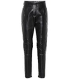 BOTTEGA VENETA HIGH-RISE SKINNY LEATHER PANTS,P00435339