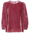 VELVET BRENDA VELVET BLOUSE,P00435779