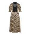 SANDRO PAISLEY PRINT MIDI DRESS,14860317