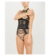 AGENT PROVOCATEUR PRUDENCE STRAPPY MESH CORSET