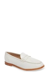 Jcrew Ryan Penny Loafer In White Leather