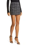 ALICE AND OLIVIA ELANA TWEED MINISKIRT,CC910O14304