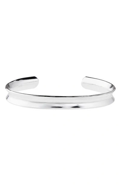 Argento Vivo Grooved Sterling Silver Cuff