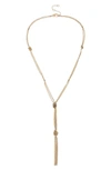 ALLSAINTS KNOT CHAIN Y-NECKLACE,260958MUL969