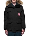 Canada Goose Expedition Black Fur-trimmed Arctic-tech Parka, Coat In Black