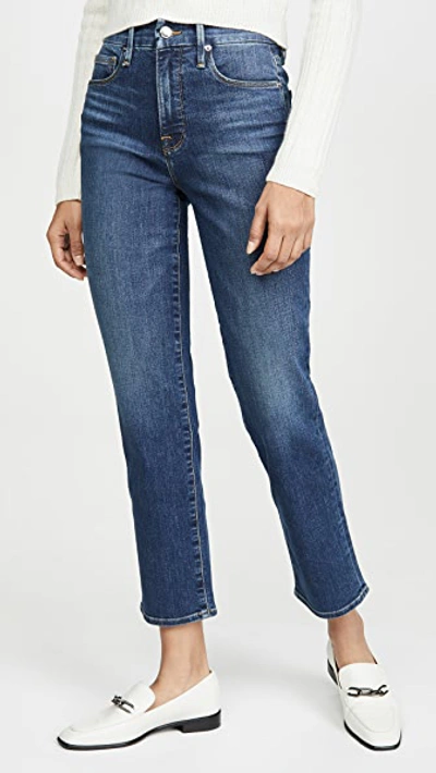 Good American Good Straight Jeans In Blue358