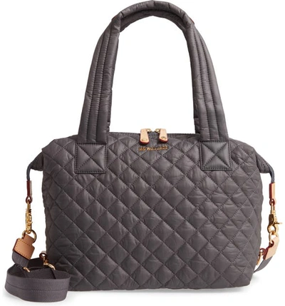 Mz Wallace Medium Sutton Bag - Grey In New Magnet