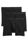 POLO RALPH LAUREN 4D 3-PACK COTTON & MODAL BOXER BRIEFS,LFBBP3PBD