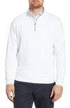 Peter Millar Perth Loop Quarter Zip Performance Pullover In White