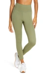 Girlfriend Collective High Waist 7/8 Compression Leggings In Green