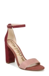 Sam Edelman Women's Yaro High-heel Sandals In Cameo Pink/ Cabernet Suede