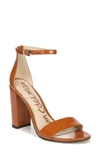 Sam Edelman Yaro Dress Sandals Women's Shoes In Tawny Patent