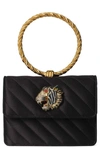 GUCCI BROADWAY QUILTED RING TOP HANDLE BAG,6037549SYMX