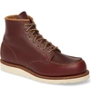 RED WING 6 INCH MOC TOE BOOT,8859
