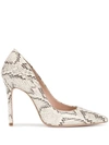 SCHUTZ SNAKESKIN EFFECT PUMPS