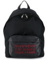 GIVENCHY LEATHER-PANELLED SHELL BACKPACK