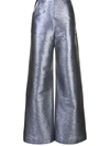 Paula Knorr Flared Style Trousers In Blue