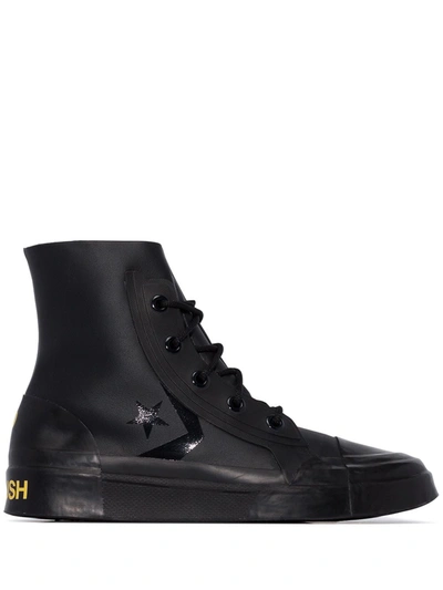 Converse X Ambush Leather High-top Sneakers In Black