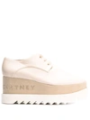 Stella Mccartney Elyse Platform Brogues In Neutrals