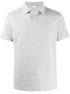 Filippa K Fitted Buttonless Polo Shirt In Grau