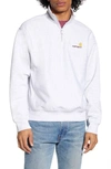 Carhartt Gray American Script High Neck Sweatshirt In Ash Heather