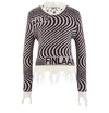 AALTO KNITTED WAVE JUMPER,W19E2KN08520/VIOC