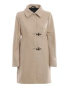 FAY FAY WOOL AND CASHMERE HOODED COAT,NAW54393570RCP C002