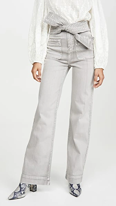 Ulla Johnson Wade Jeans In Ash